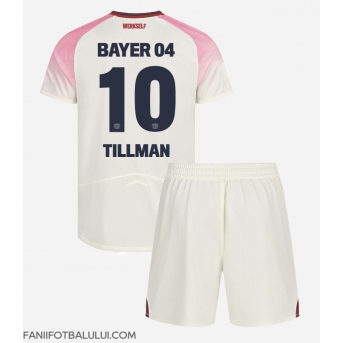 Bayer Leverkusen Malik Tillman #10 Echipament de Fotbal Replică 2025-26 Copii Deplasare (+ Șorturi)